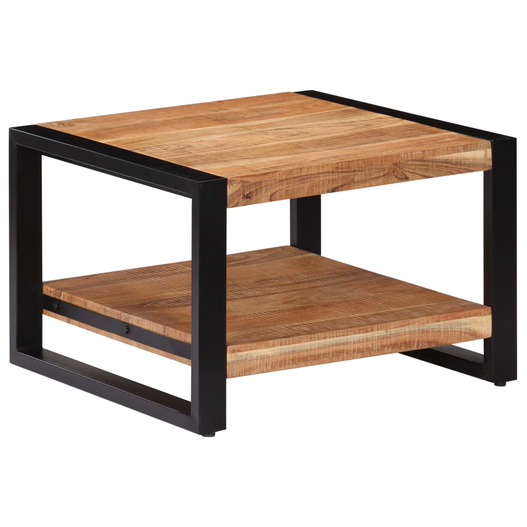 Soffbord 60X60X40 Cm Massivt Akaciaträ