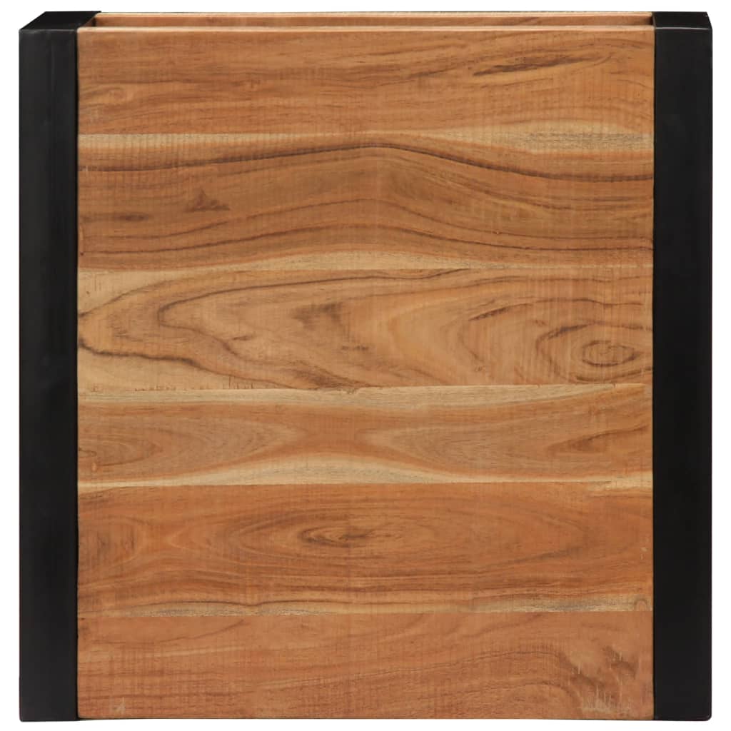 Soffbord 60X60X40 Cm Massivt Akaciaträ