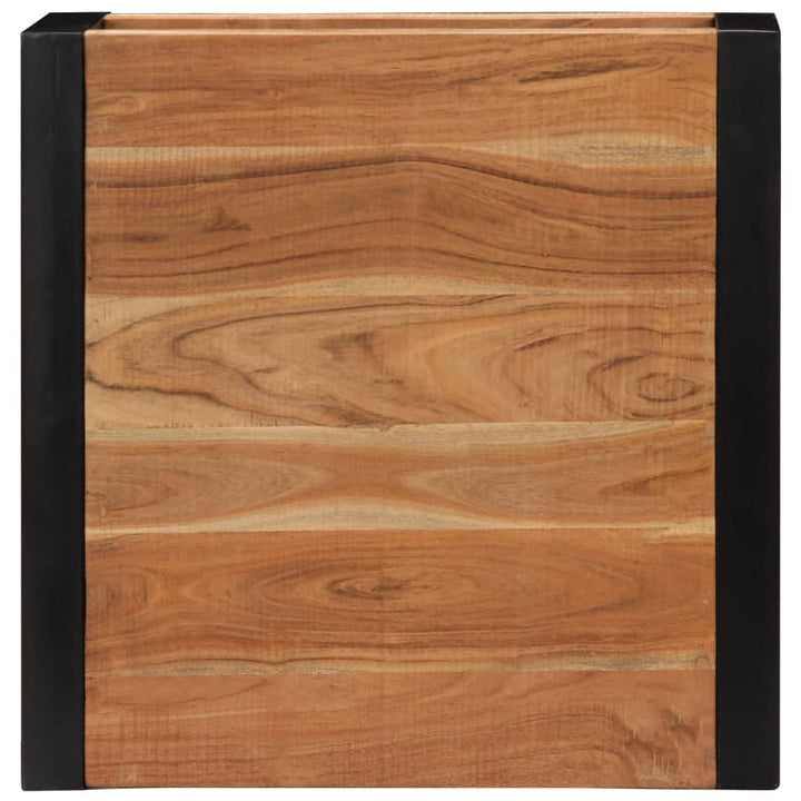 Soffbord 60X60X40 Cm Massivt Akaciaträ