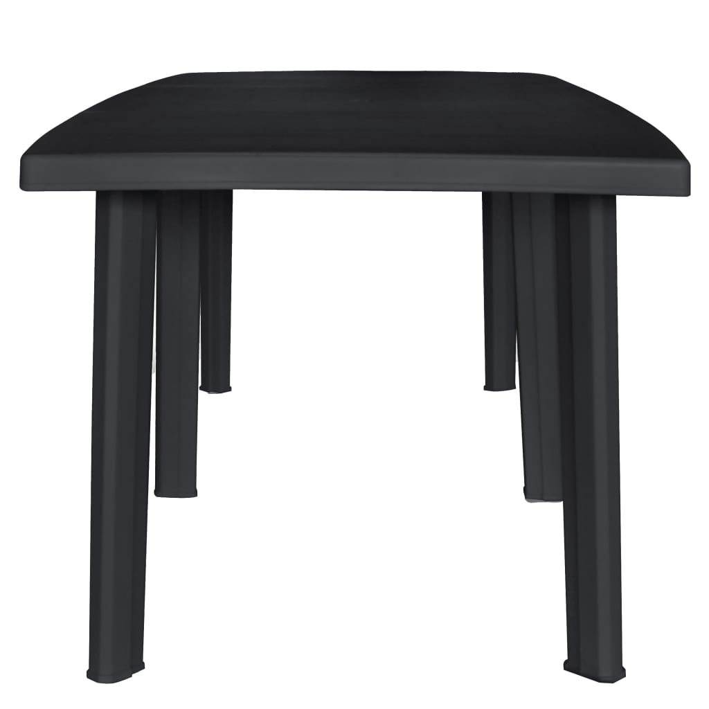 Trädgårdsbord Antracit 216X90X72 Cm Plast