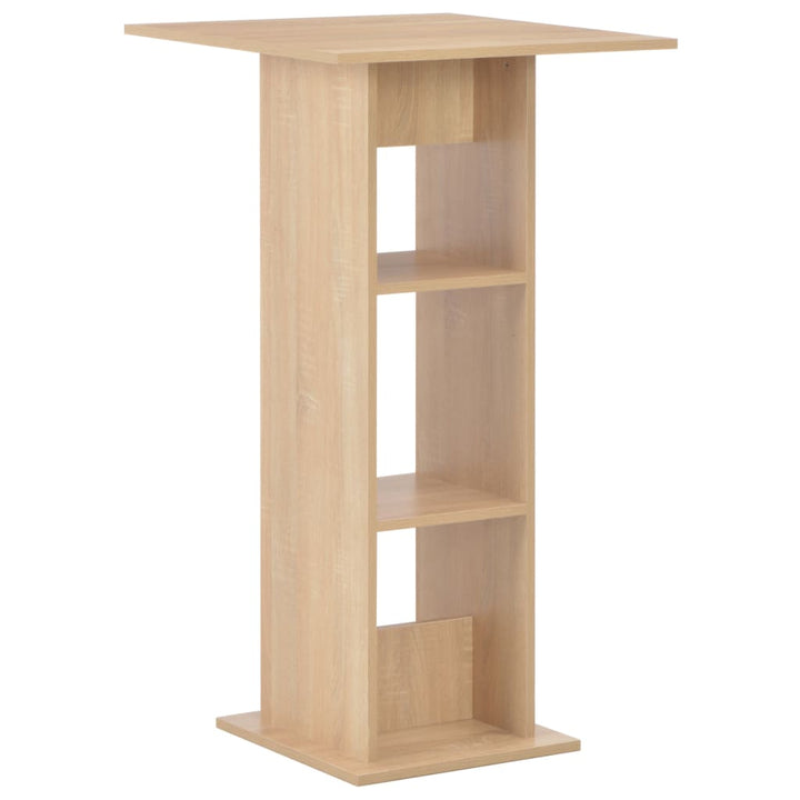 Barbord Vit Och 60X60X110 Cm