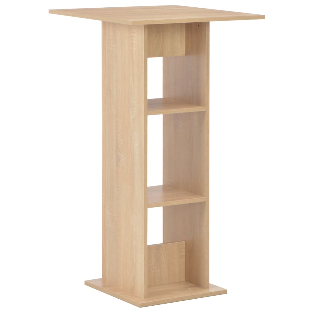Barbord Vit Och 60X60X110 Cm