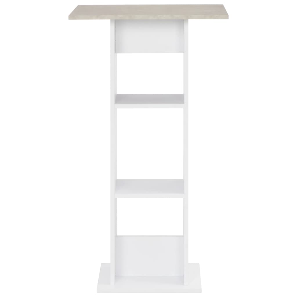 Barbord Vit Och 60X60X110 Cm