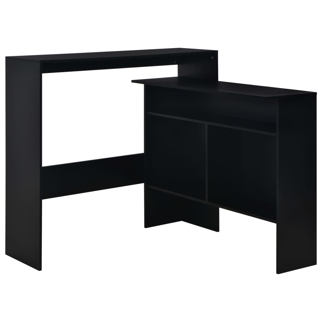Barbord Med 2 Bordsskivor 130X40X120 Cm