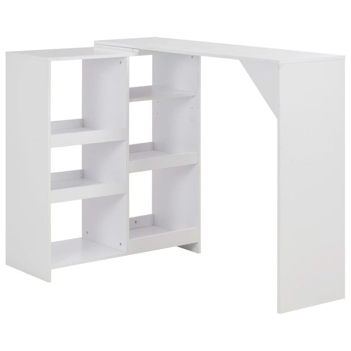 Barbord Med Flyttbar Hylla 138X39X110 Cm