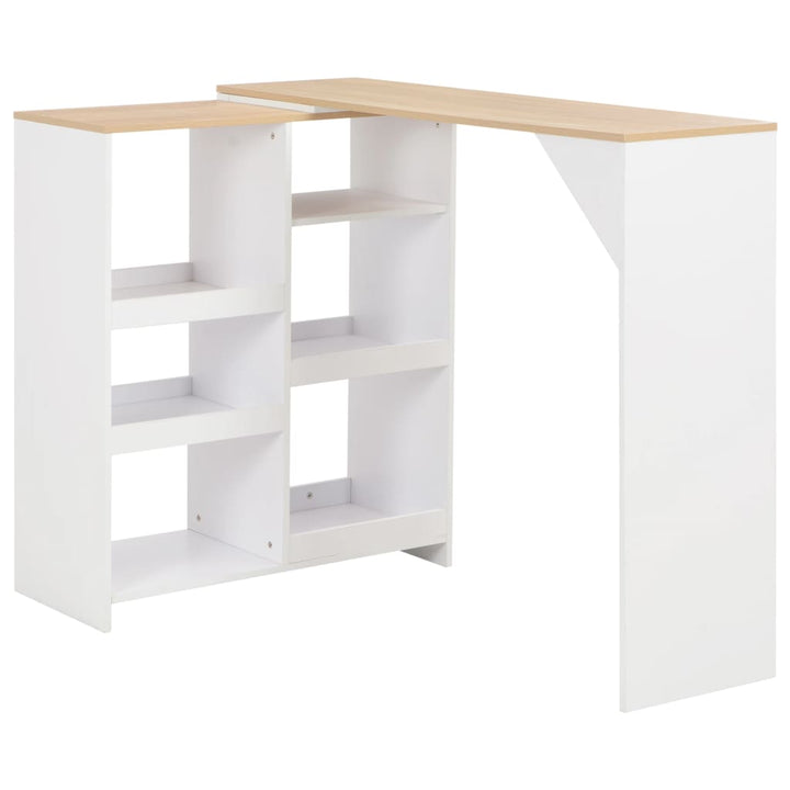 Barbord Med Flyttbar Hylla 138X39X110 Cm
