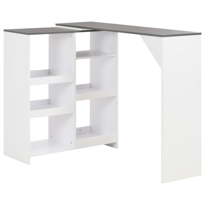 Barbord Med Flyttbar Hylla 138X39X110 Cm