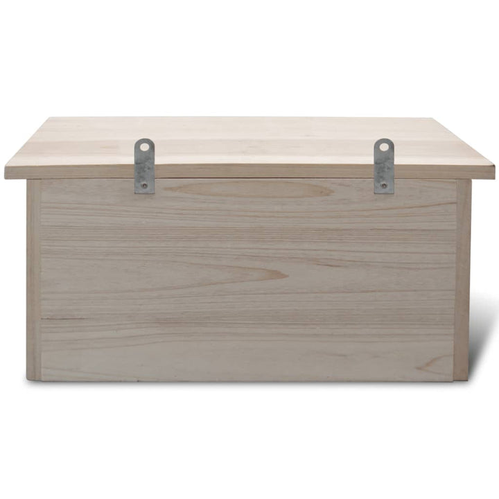 Fågelholkar 2 St Trä 44X15,5X21,5 Cm