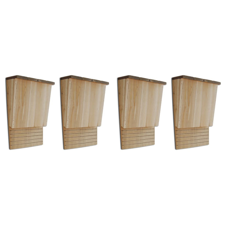 Fladdermushus 4 St 22X12X34 Cm Trä
