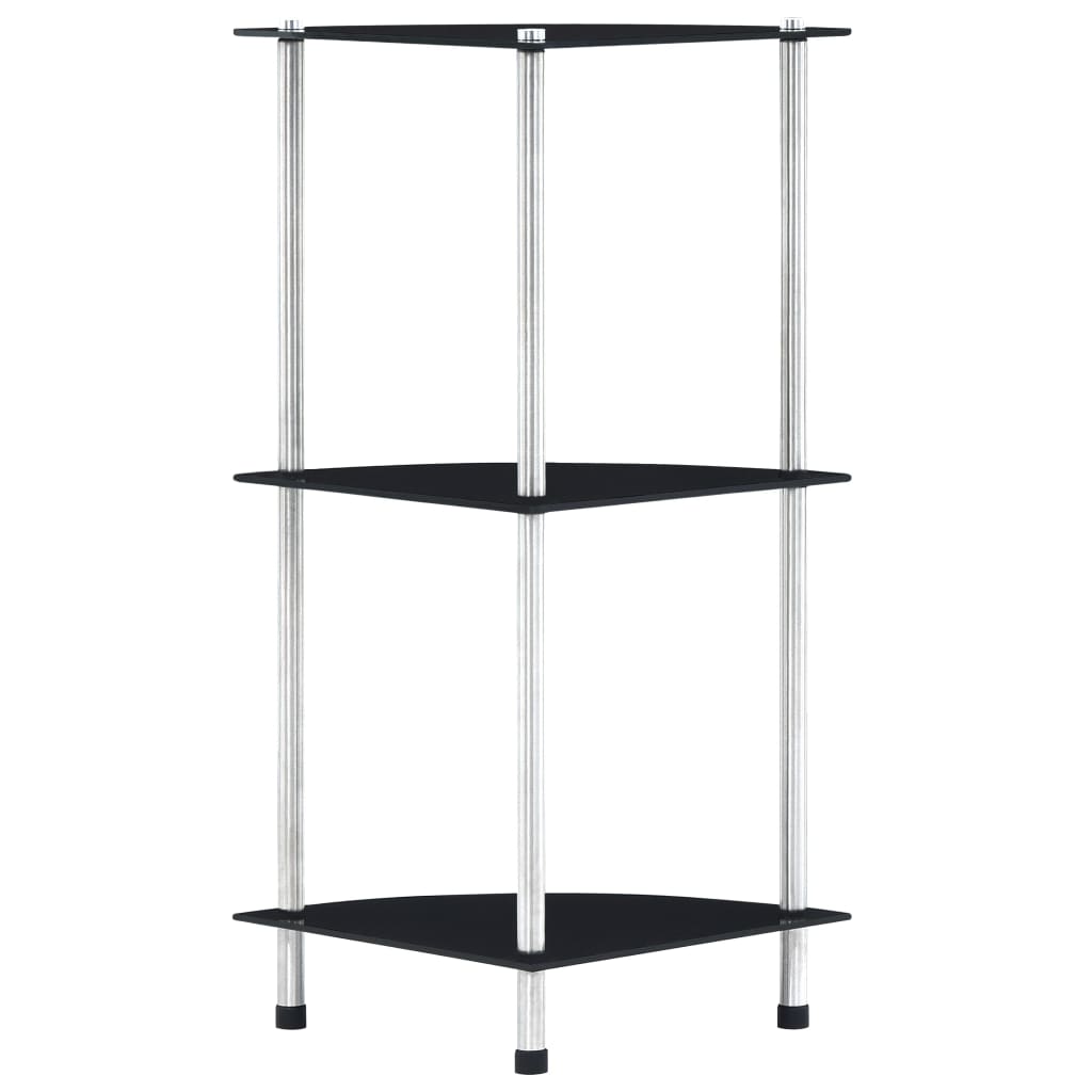 Hylla 5 Hyllplan 30X30X130 Cm Härdat Glas