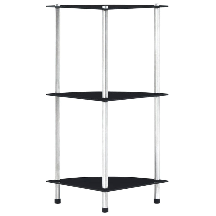 Hylla 5 Hyllplan 30X30X130 Cm Härdat Glas