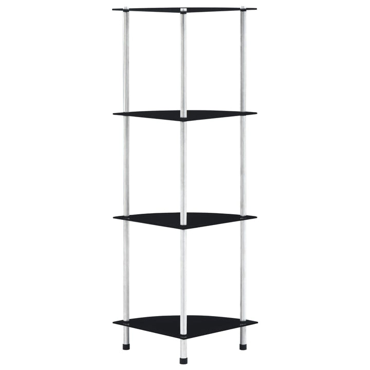 Hylla 5 Hyllplan 30X30X130 Cm Härdat Glas