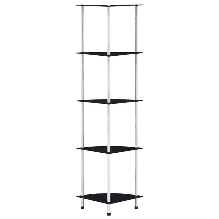 Hylla 5 Hyllplan 30X30X130 Cm Härdat Glas