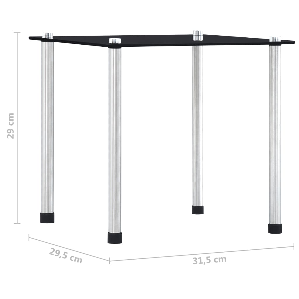 Satsbord 3 St Härdat Glas