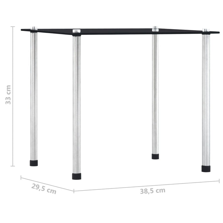 Satsbord 3 St Härdat Glas