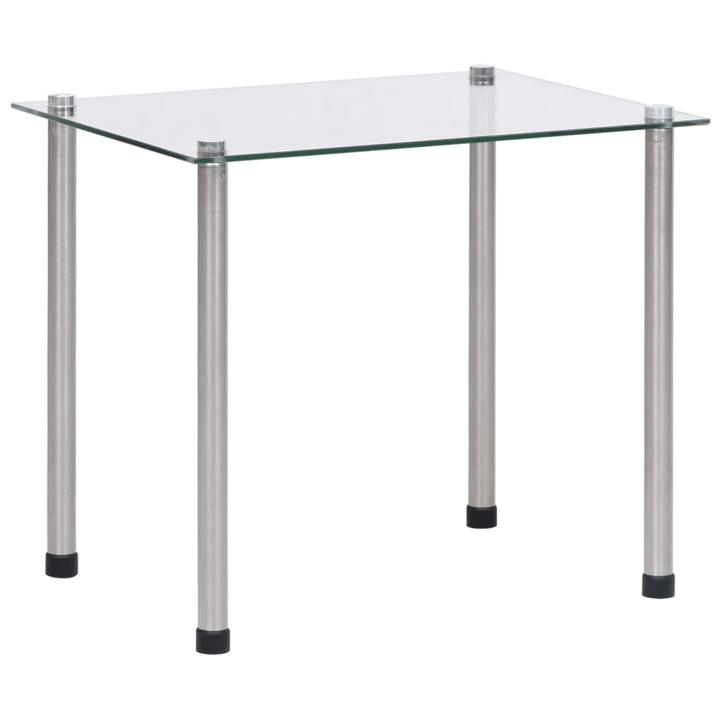 Satsbord 3 St Genomskinlig Härdat Glas