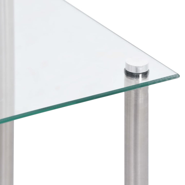 Satsbord 3 St Genomskinlig Härdat Glas