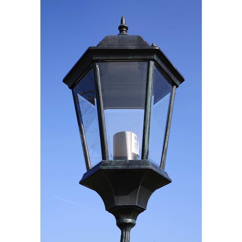 Trädgårdslampa 3 Armar 230 Cm Mörkgrön/Svart Aluminium