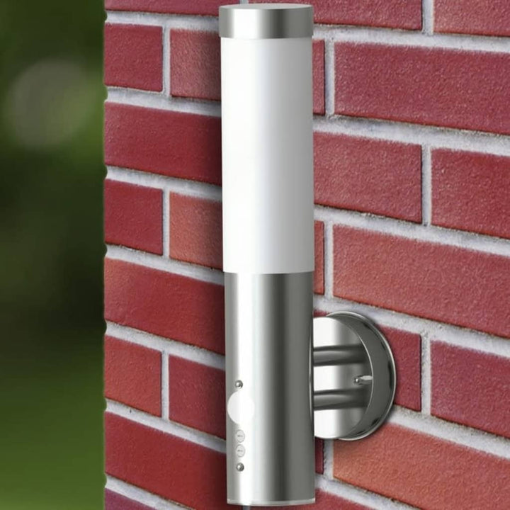 Utomhusvägglampa Med Sensor Rostfritt Stål