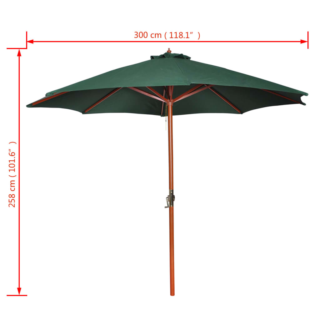 Parasoll 258 Cm