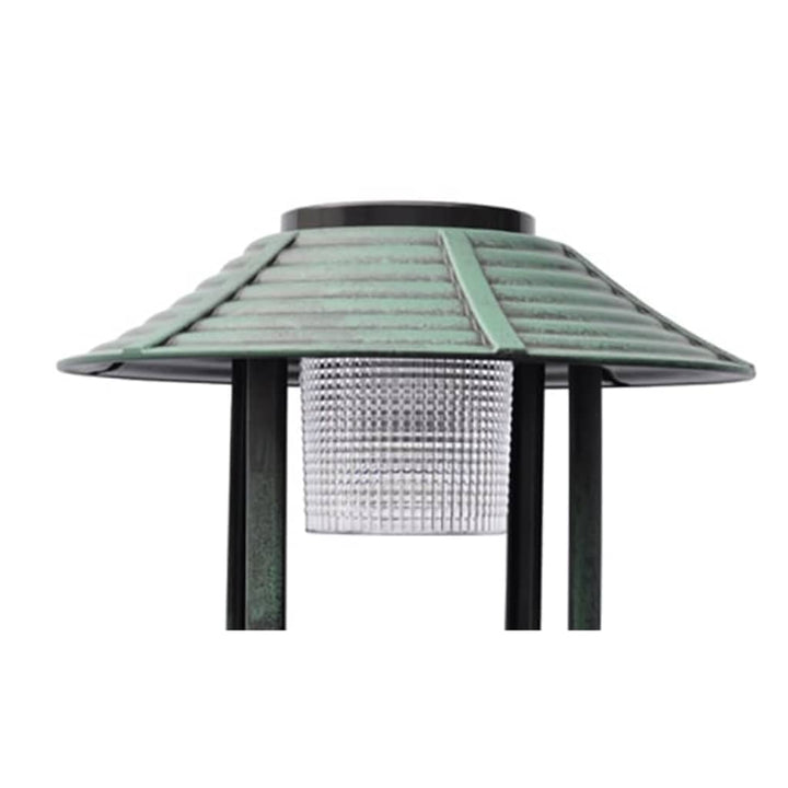 Fågelbad/Matare Med Soldriven Lampa