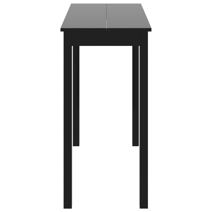 Barbord Mdf Svart 115X55X107 Cm