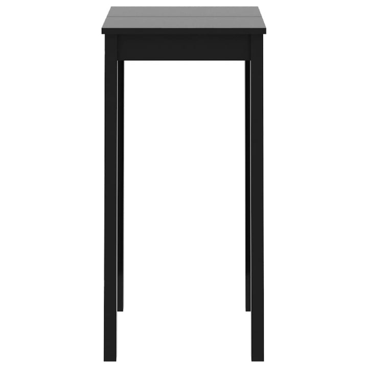 Barbord Mdf Svart 55X55X107 Cm