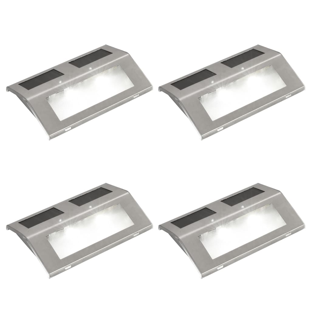 Vägglampa Solcell 4-Pack