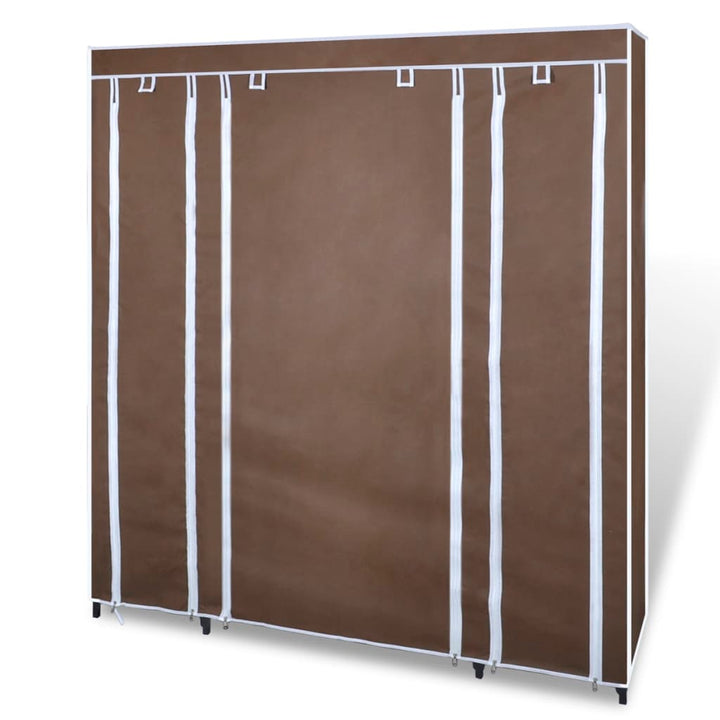 Resegarderob Med Fack Och Stänger 45 X 150 X 176 Cm