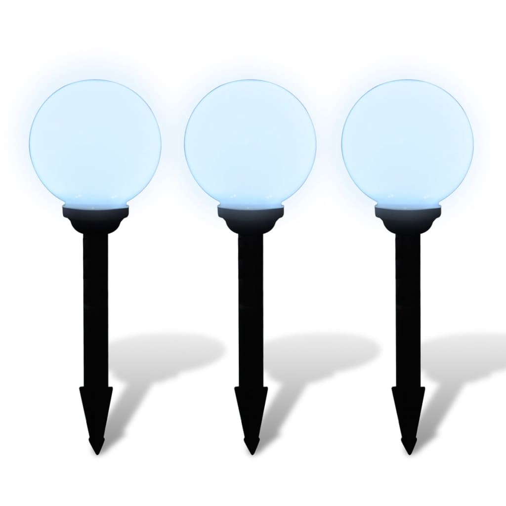 Utomhuslampor 3 St Led Med Markspett