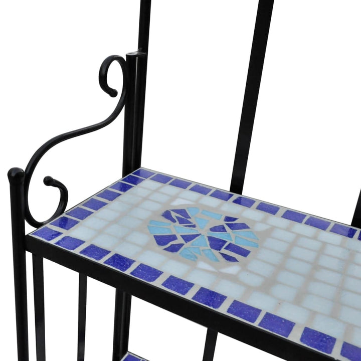 Växtställ Vit Mosaik