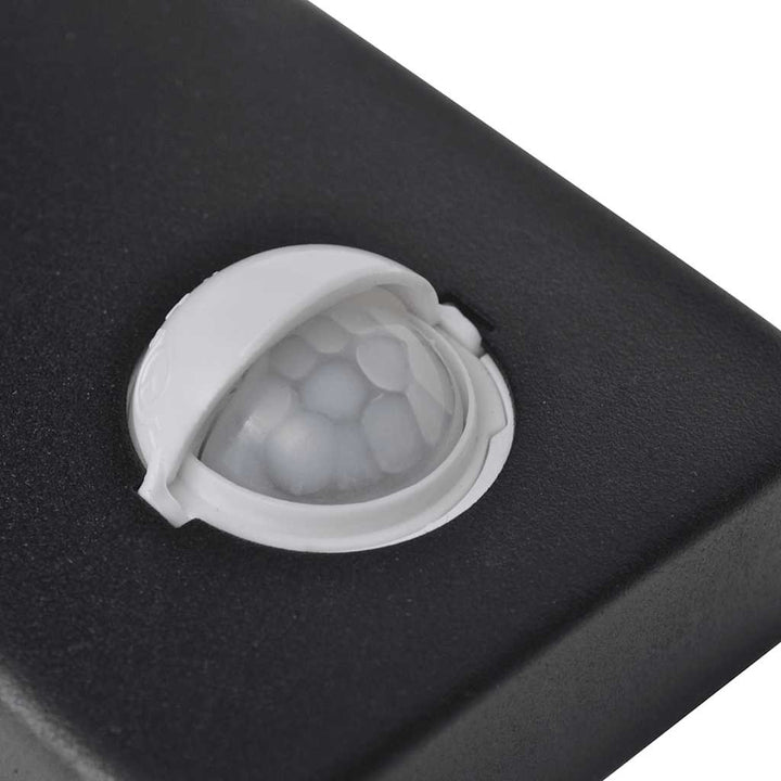 Led Vägglampa Rostfritt Stål Cylinderformad Med Sensor