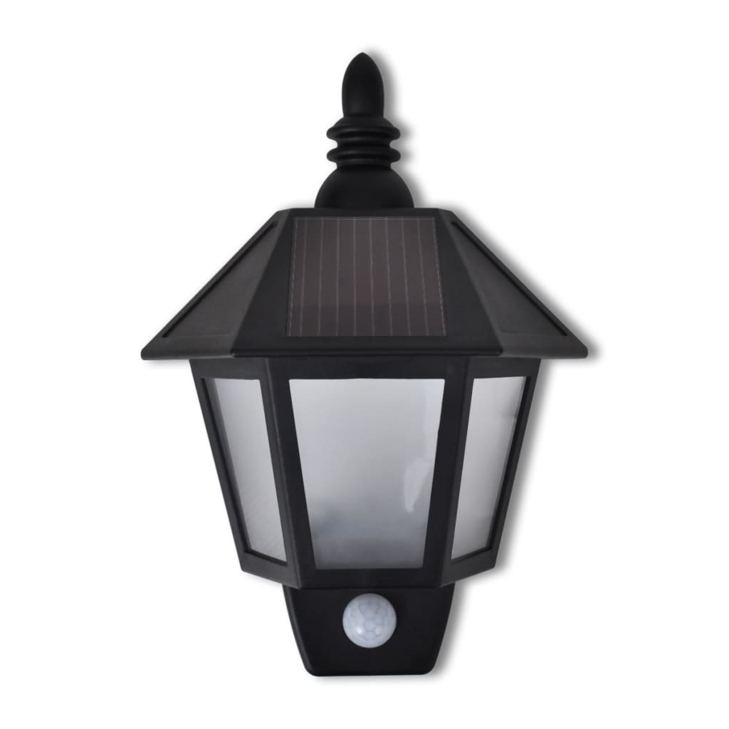 Solenergi-Vägglampa Med Rörelsesensor