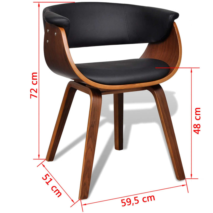 Matstol Böjträ Och Konstläder