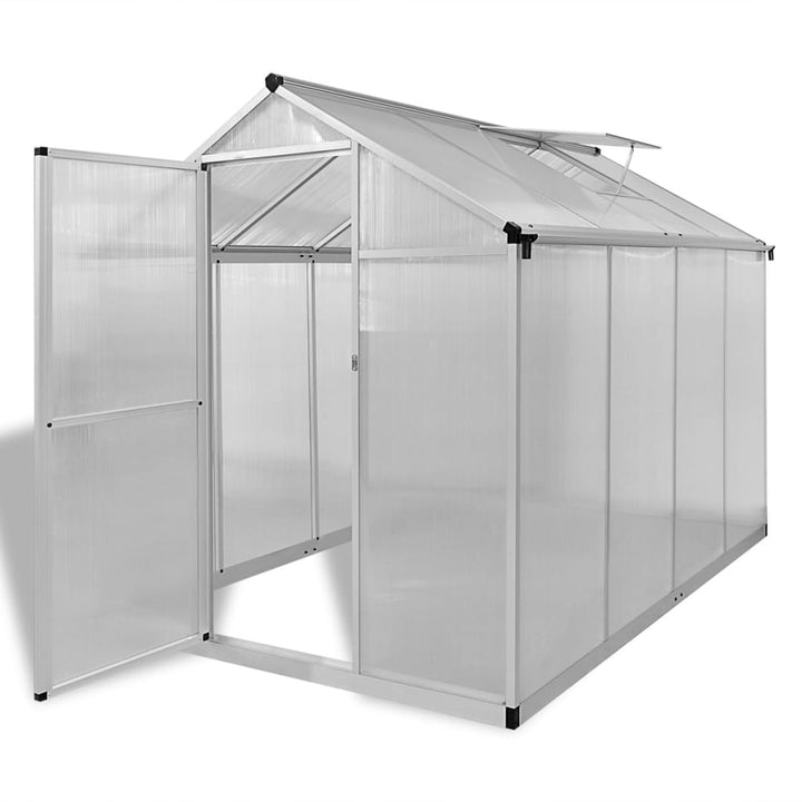Växthus I Förstärkt Aluminium Med Basram 4,6 M²