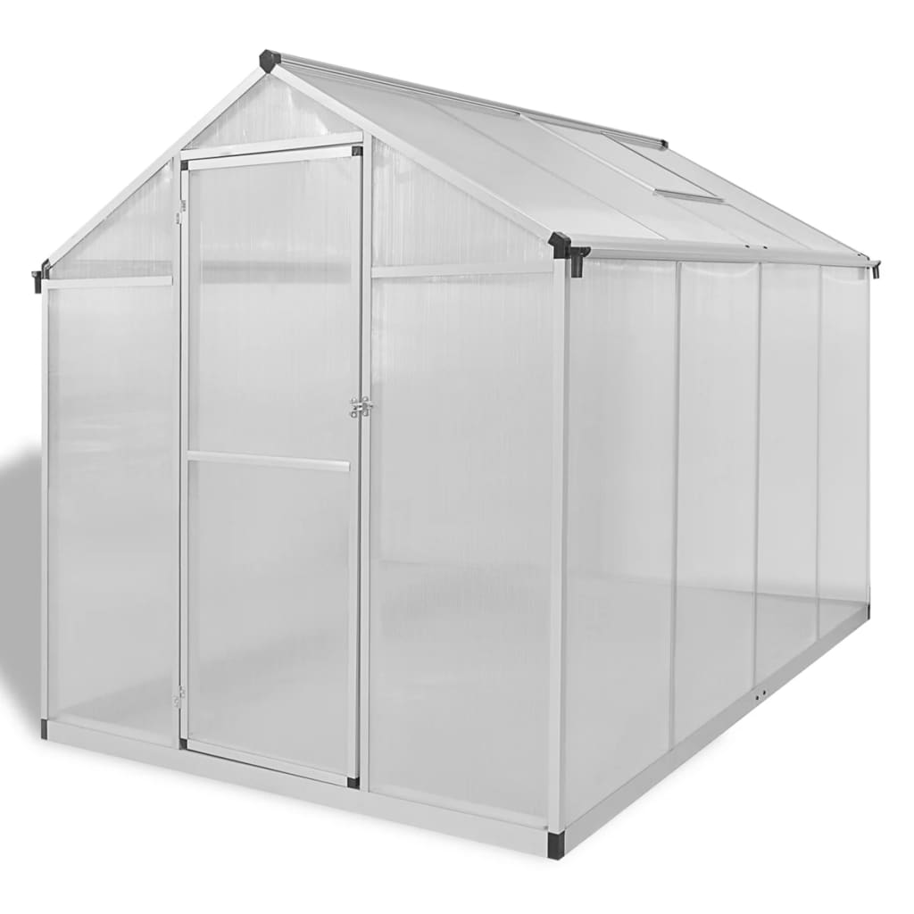 Växthus I Förstärkt Aluminium Med Basram 4,6 M²