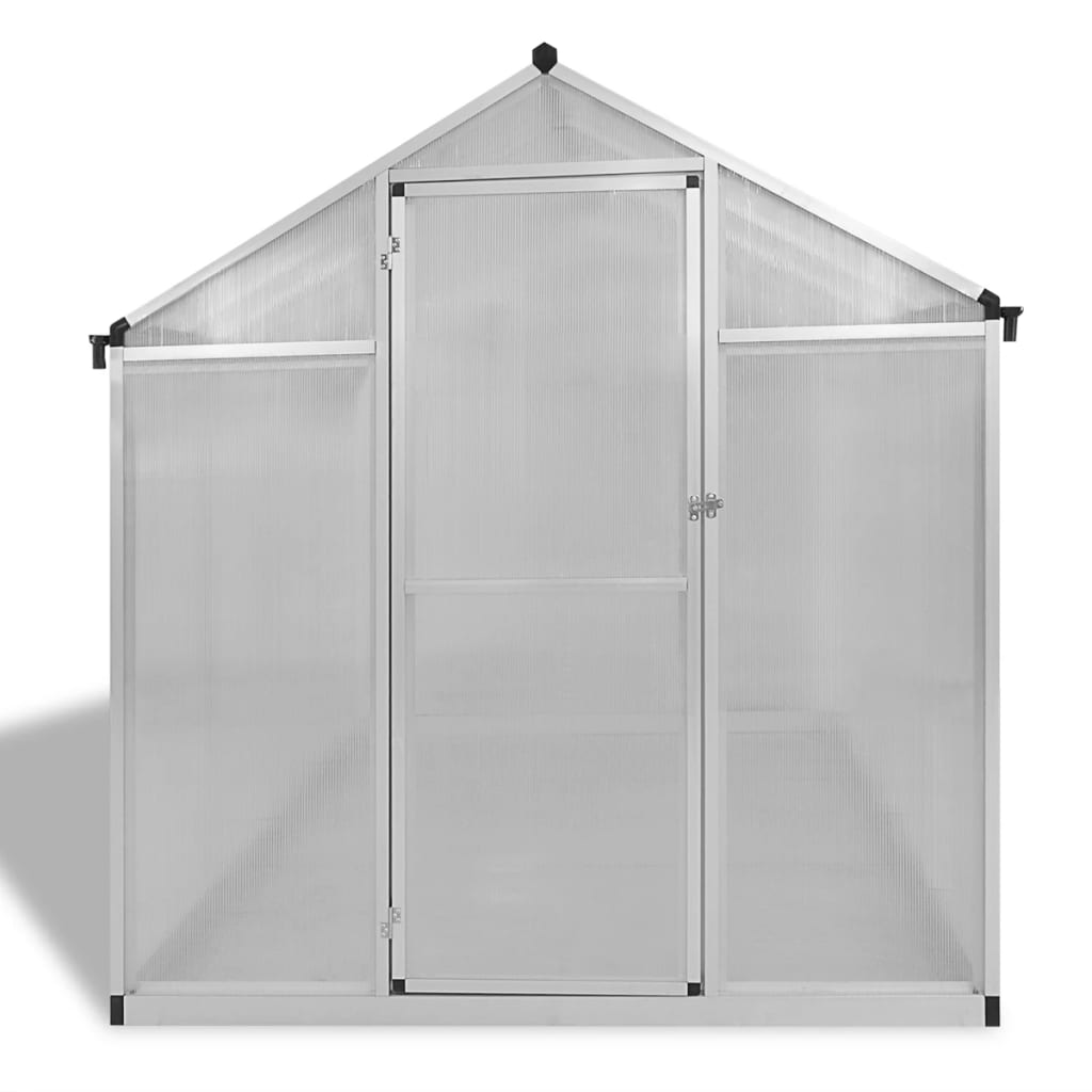 Växthus I Förstärkt Aluminium Med Basram 4,6 M²