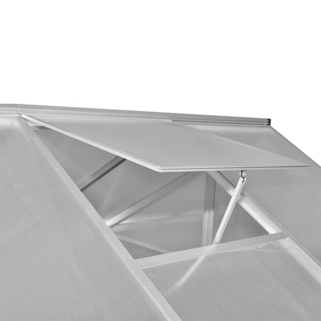 Växthus I Förstärkt Aluminium Med Basram 4,6 M²