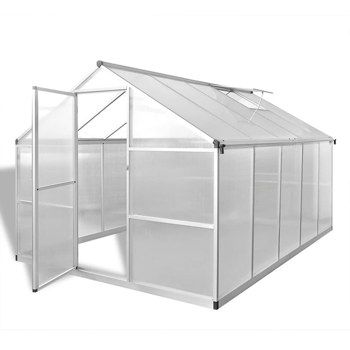 Växthus I Förstärkt Aluminium Med Basram 4,6 M²