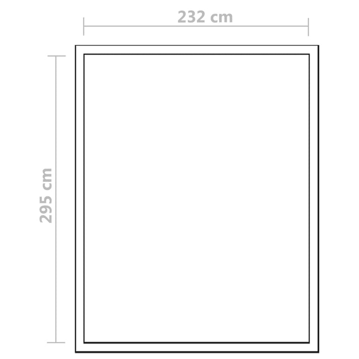 Växthus I Förstärkt Aluminium Med Basram 7,55 M²