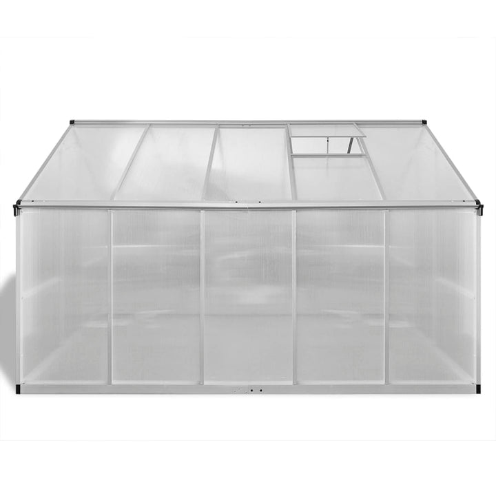 Växthus I Förstärkt Aluminium Med Basram 7,55 M²