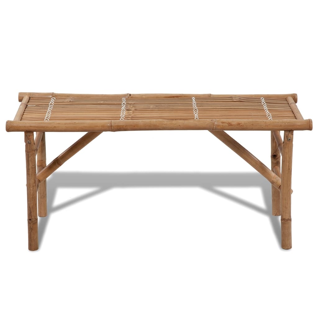 Hopfällbar Trädgårdsbänk 118 Cm Bambu