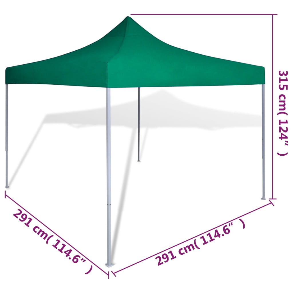 T Hopfällbart Tält 3 X 3 M