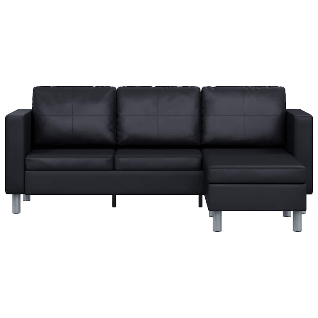 Divansoffa 3-Sits Konstläder