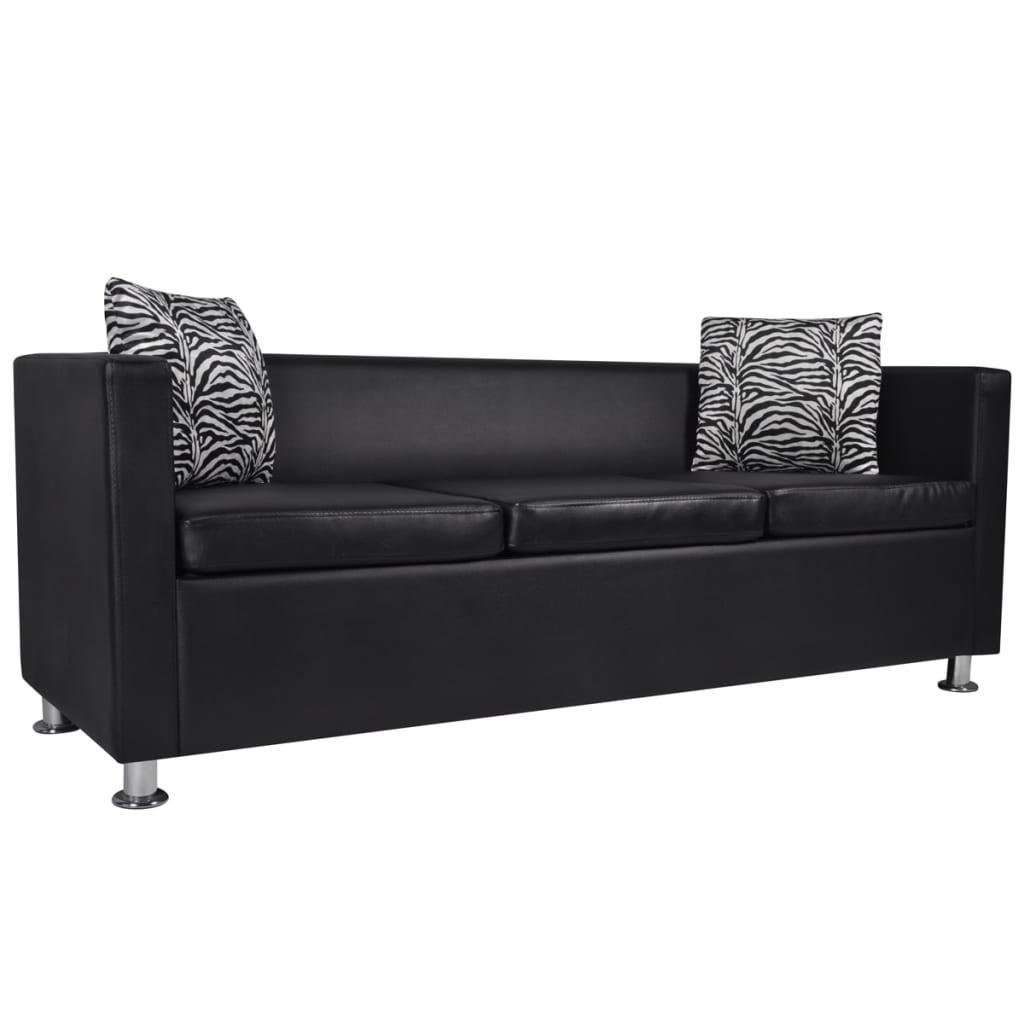 Soffa 3-Sits Konstläder