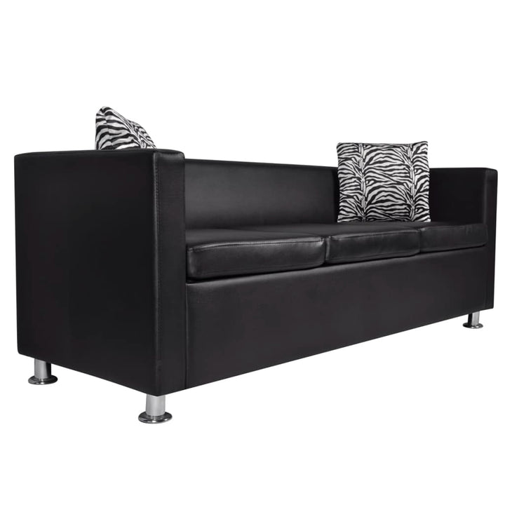 Soffa 3-Sits Konstläder