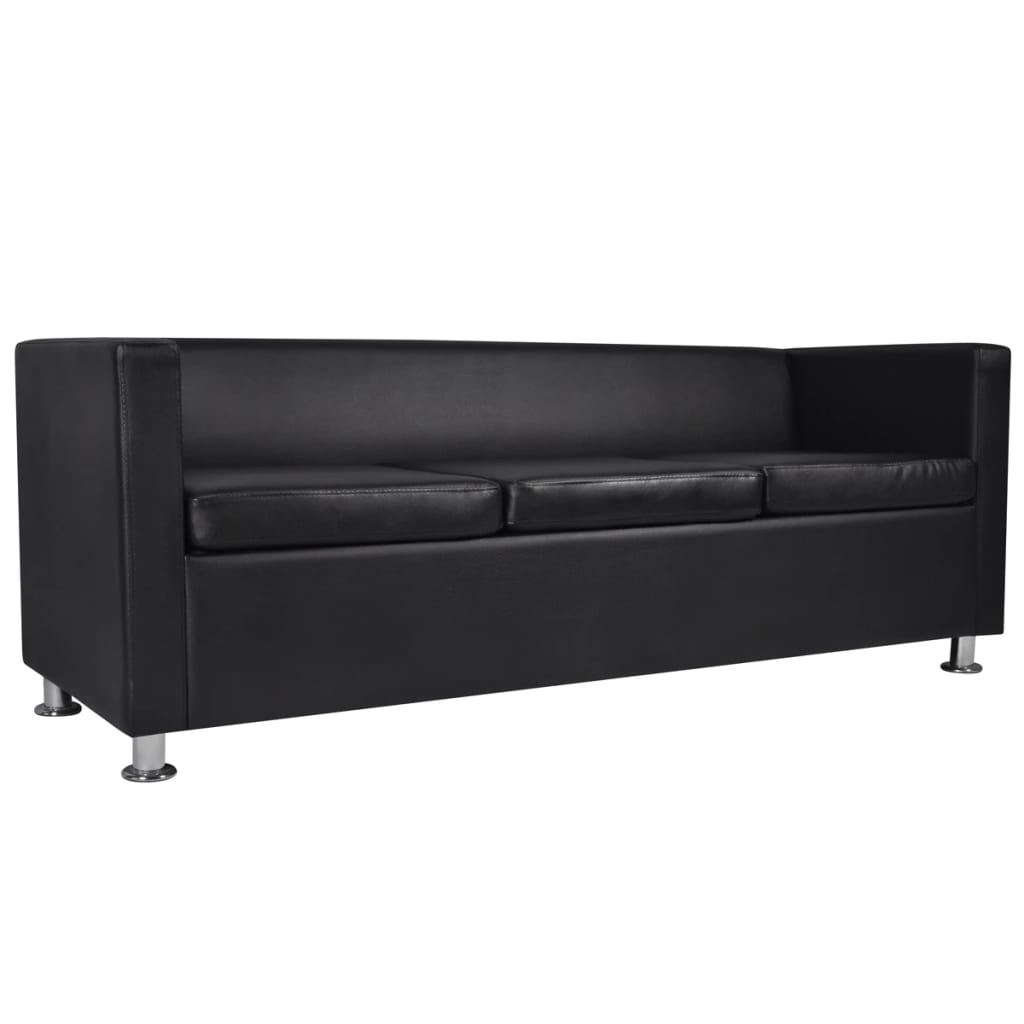 Soffa 3-Sits Konstläder