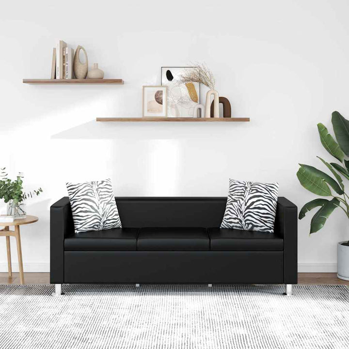 Soffa 3-Sits Konstläder