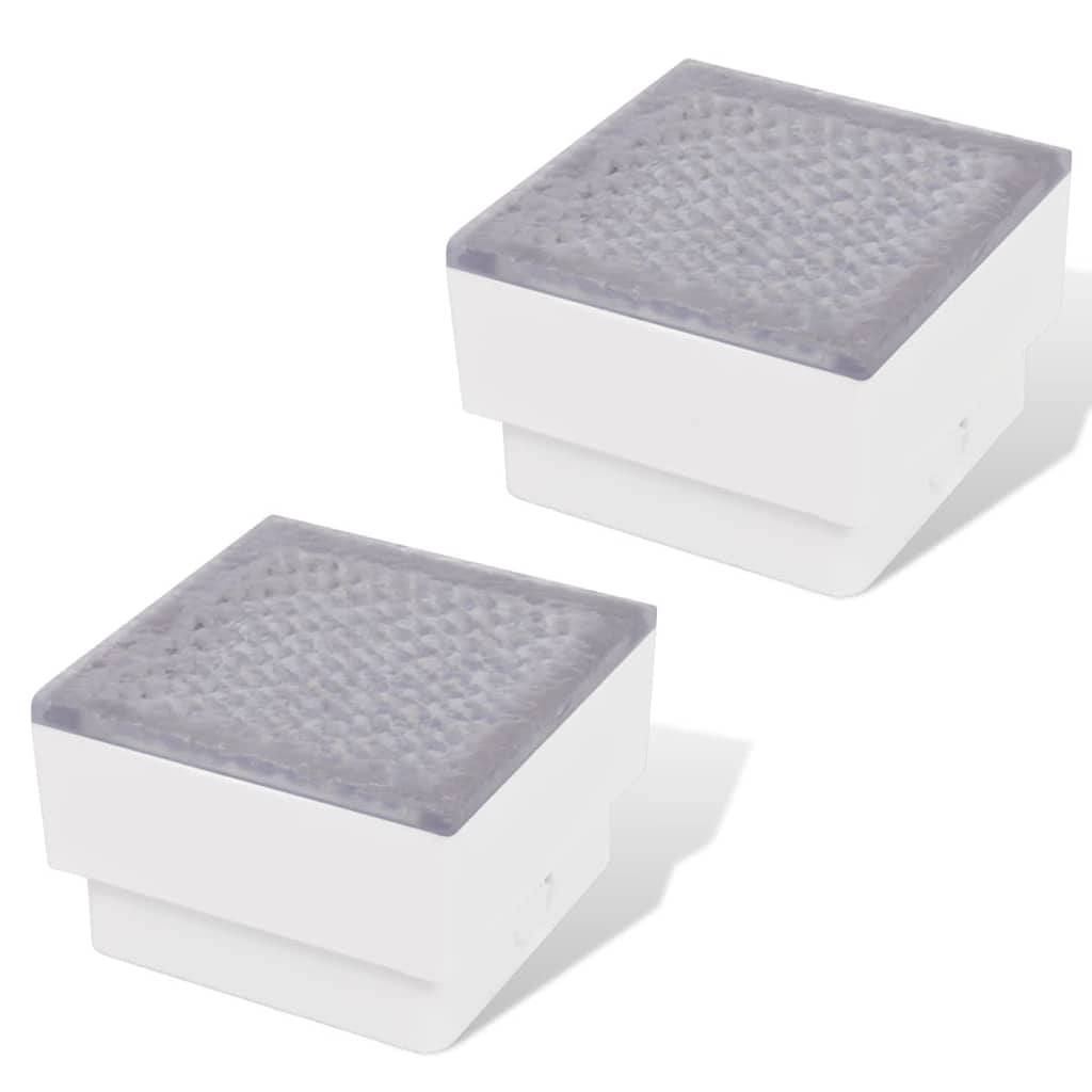 Markbelysning 2 St Led 100 X 100 X 68 Cm