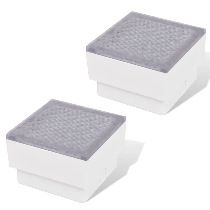 Markbelysning 2 St Led 100 X 100 X 68 Cm